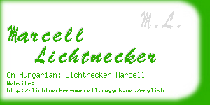 marcell lichtnecker business card